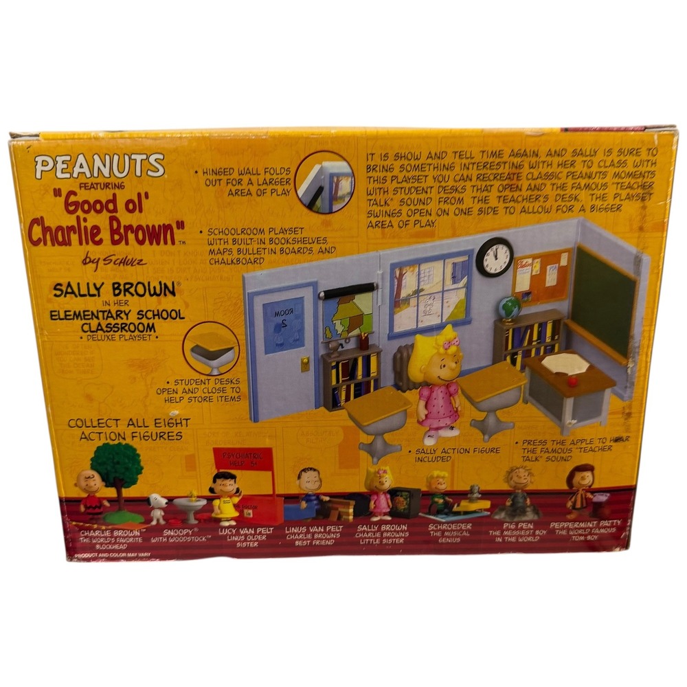 Peanuts Sally Brown‎ Elementary School Classroom Deluxe Playset Schulz - Picture 3 of 10